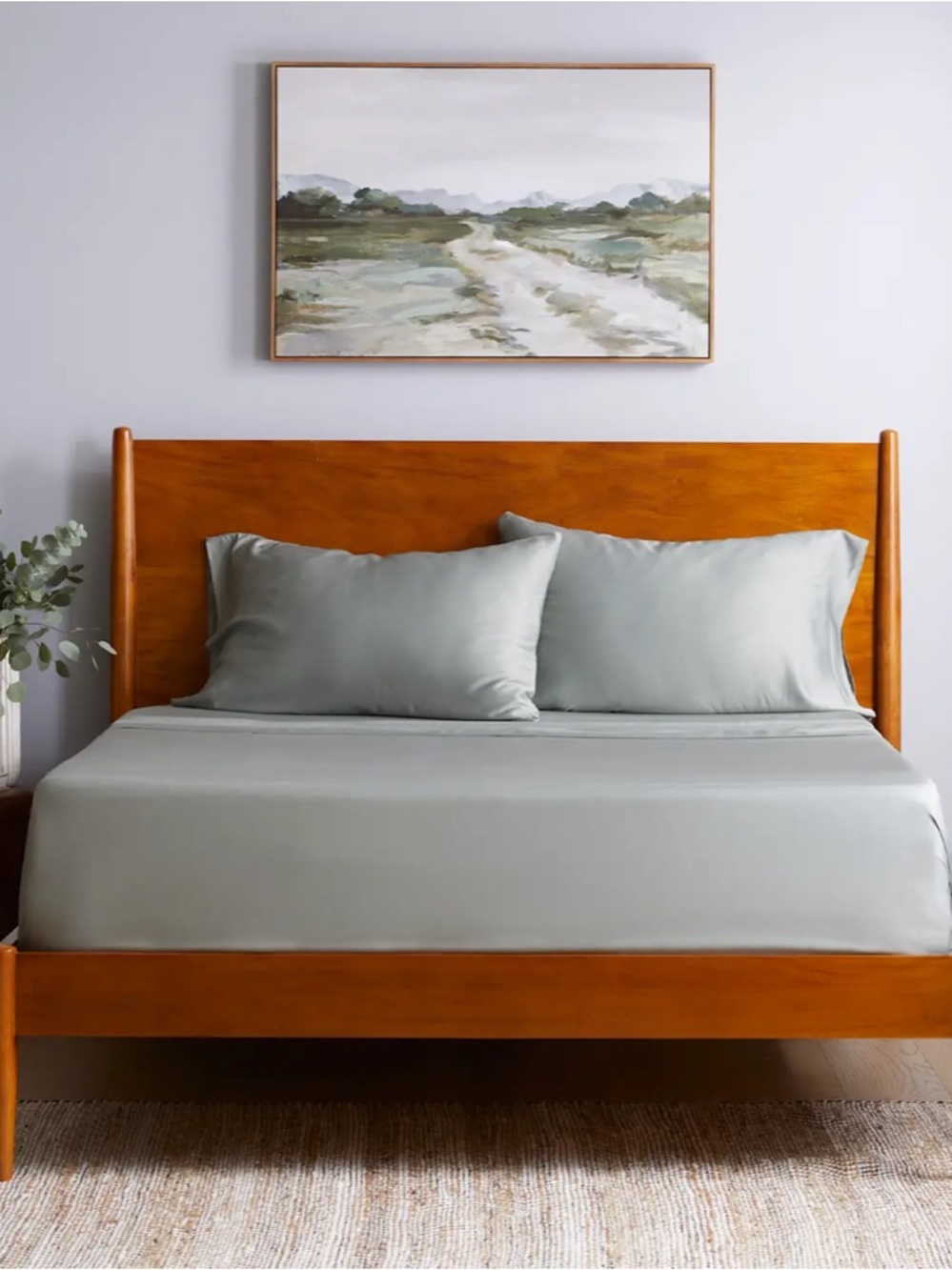 Quince Bamboo Sheet Set in Eucalyptus